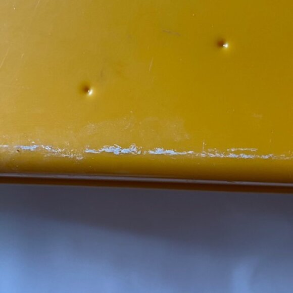 Vintage Wilson Wil Hold Sewing Box Thread Bobbin Organizer Harvest Gold - Picture 6 of 8